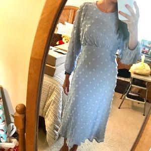 Dress is from Anthropologie. Brand is Eri + Ali.